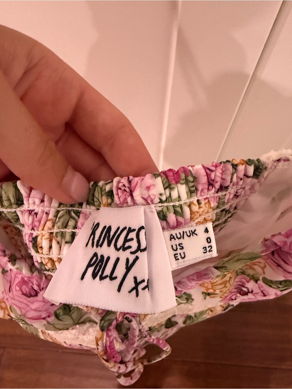 Princess Polly Emilee Mini Dress Pink Floral - Picture 4 of 4